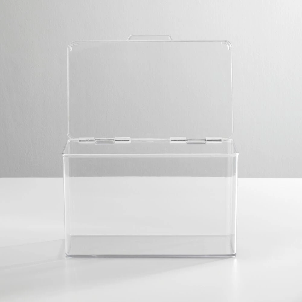 Hinged-Lid Bathroom Storage Box 7 X 11 X 6.5 2 Hinged-Lid Bathroom Storage Box 7 X 11 X 6.5 - Image 2