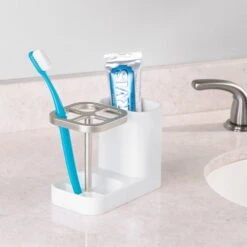 Toothbrush Stand With Attached Storage Cup -Home storage 1000 BLOGSquare JPG 43436 Environment