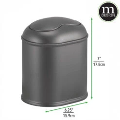 1.9-liter Countertop Trash Can With Swing Lid -Home storage 1000 BLOGSquare JPG 5094MDBA Dimensions