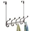 10-Hook Over-the-Door Or Wall Mount Hook Rack