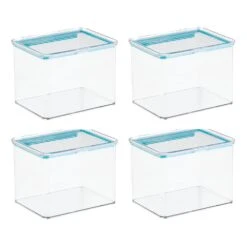 Airtight Stackable Storage Bin 7 X 6 X 5 -Home storage 1000 BLOGSquare JPG 67220 Outline