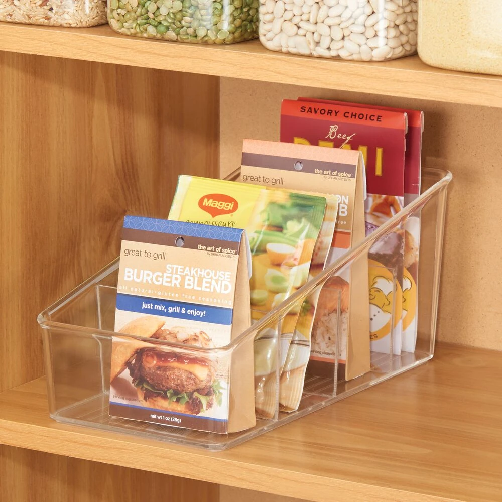 Food Packet Organizer Bin 10.5 X 6 X 5 2 Food Packet Organizer Bin 10.5 X 6 X 5 - Image 2