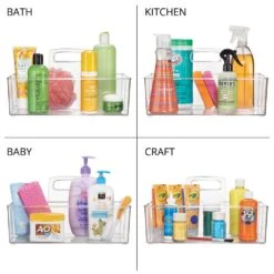 Divided Makeup Caddy -Home storage 1000 BLOGSquare JPG 8105MDK Detail