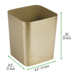 Square Trash Can -Home storage 1000 BLOGSquare JPG 9197MDBA Dimensions