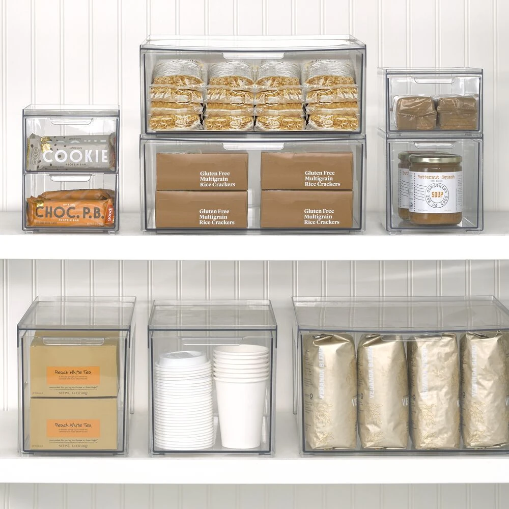 Stackable Kitchen Storage Drawer 8.5 X 6 X 6 5 Stackable Kitchen Storage Drawer 8.5 X 6 X 6 - Image 5