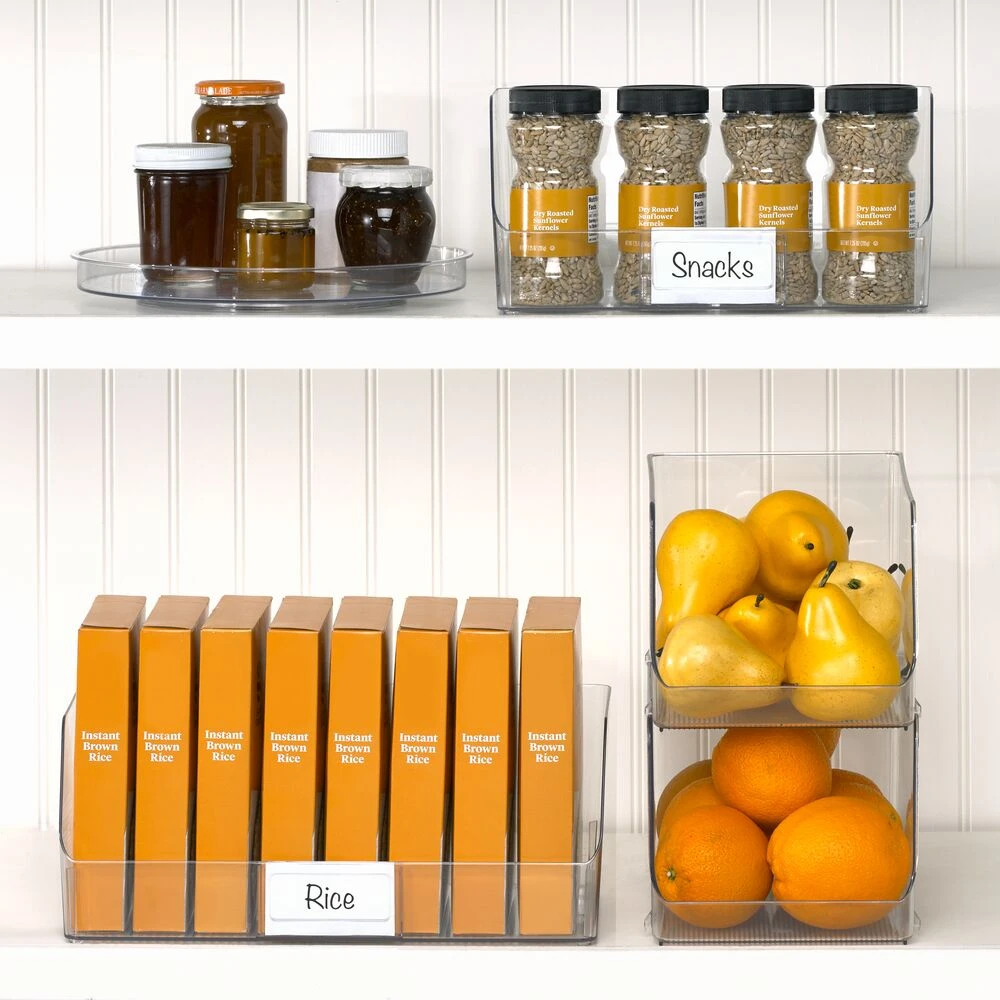 Open Front Bin With Label Holder 6.5 X 12.5 X 6 2 Open Front Bin With Label Holder 6.5 X 12.5 X 6 - Image 2