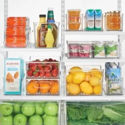 Kitchen Storage Bin With Handles 10 X 6 X 6 -Home storage 1000 BLOGSquare JPG StackableFridgeBins Environment