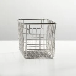 Multi-Purpose Wire Basket With Handles 12 X 6 X 6