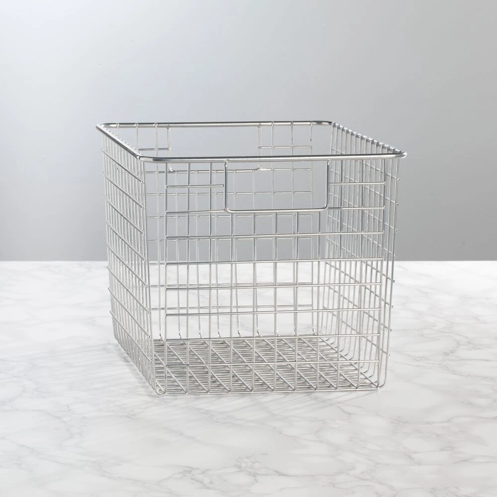 Wire Pantry Basket With Handles 12 X 9 X 8 3 Wire Pantry Basket With Handles 12 X 9 X 8 - Image 3