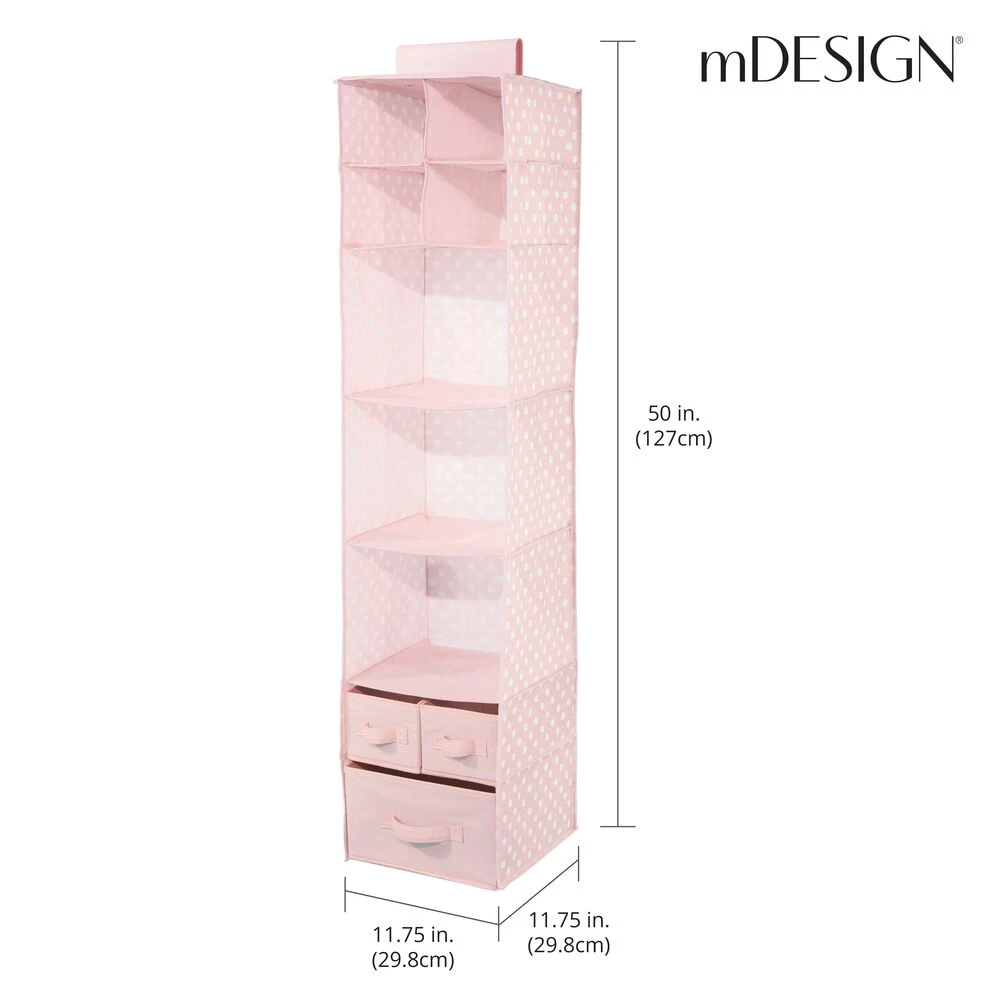 7-Section Hanging Closet Organizer With Drawers 10 7-Section Hanging Closet Organizer With Drawers - Image 10