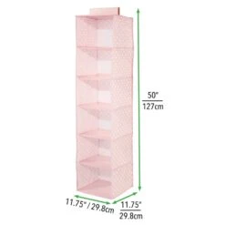 6-Shelf Hanging Closet Organizer -Home storage 1000 Square JPG 00598MDCO Dimensions