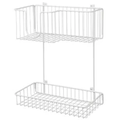 2-Tier Wall-Mounted Iron Holder