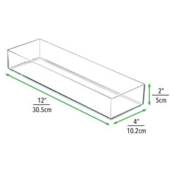 Makeup Drawer Organizer 12 X 4 X 2 -Home storage 1000 Square JPG 0130MDC Dimensions