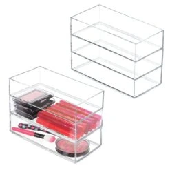 Makeup Drawer Organizer 8 X 4 X 2 -Home storage 1000 Square JPG 0133MDC Outline 1