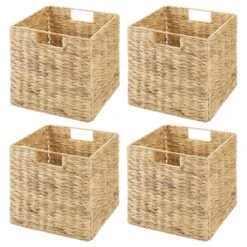 Water Hyacinth Cube Basket 10.5 X 10.5 X 10.5 30 Water Hyacinth Cube Basket 10.5 X 10.5 X 10.5 -Home storage 1000 Square JPG 02357MDHS f6a23c91 77d4 4683 a649 b8053efc007b