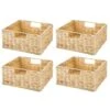 Water Hyacinth Basket 10.5 X 10.5 X 5