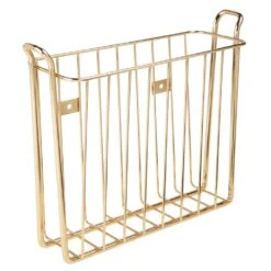 Wall Mount Wire Magazine Rack -Home storage 1000 Square JPG 02482MDBST.PT03