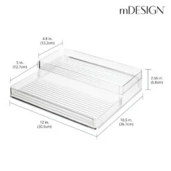 2-Tier Food Rack -Home storage 1000 Square JPG 03543MDK Dimensions