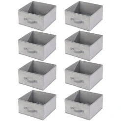 Fabric Storage Bin 10.5 X 10.5 X 5.5 17 Fabric Storage Bin 10.5 X 10.5 X 5.5 -Home storage 1000 Square JPG 03708MDCO new