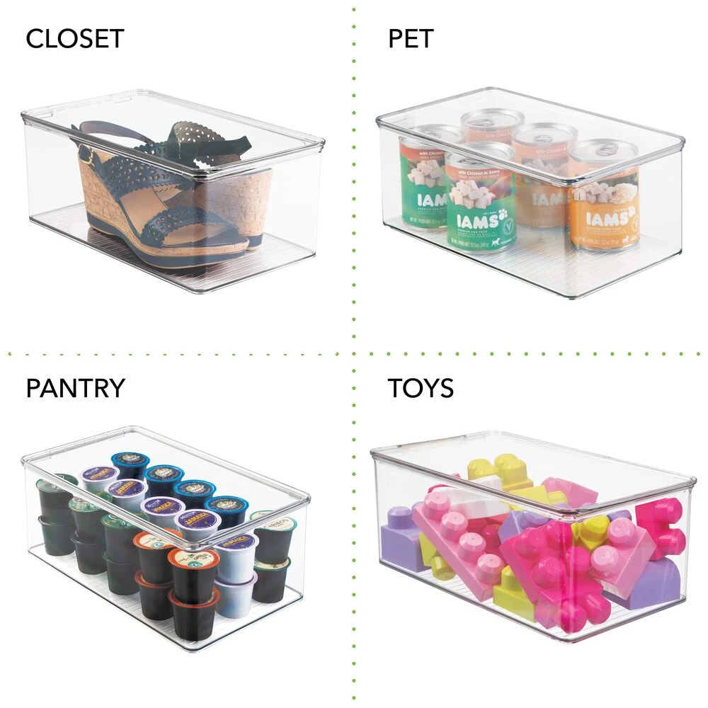 Clear Stackable Shoe Box 12.75 X 7.25 X 5 4 Clear Stackable Shoe Box 12.75 X 7.25 X 5 - Image 4