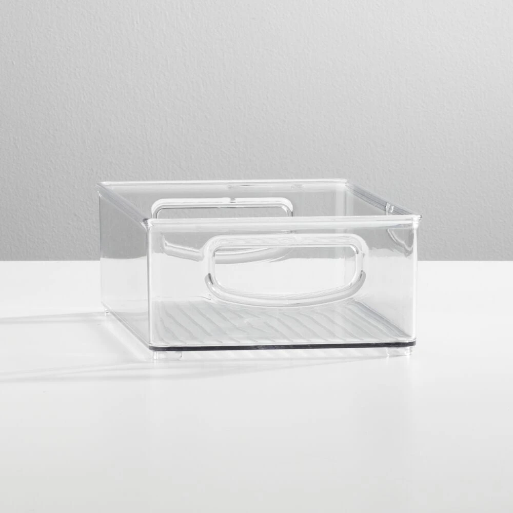 Stackable Kitchen Bin With Handles 10 X 6 X 3 2 Stackable Kitchen Bin With Handles 10 X 6 X 3 - Image 2