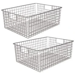 Wire Pantry Basket With Handles 16 X 12 X 6 -Home storage 1000 Square JPG 04318MDK new
