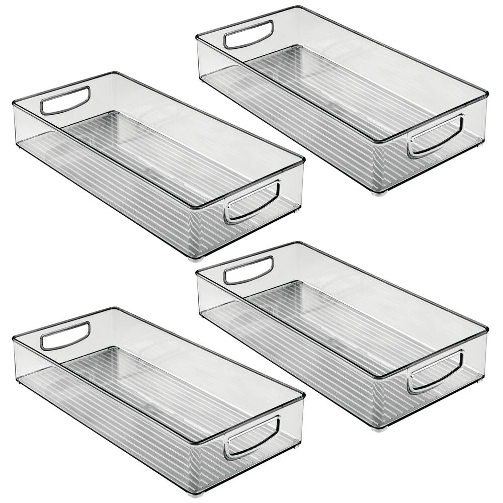 Stackable Bin With Handles 16 X 8 X 3 2 Stackable Bin With Handles 16 X 8 X 3 - Image 2