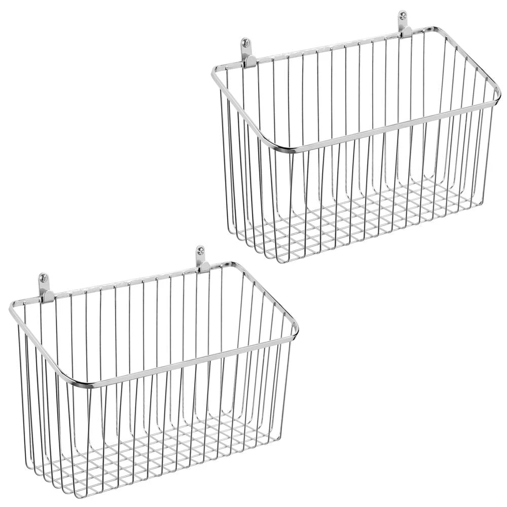 Wire Wall Baskets 5 X 12 X 7 2 Wire Wall Baskets 5 X 12 X 7 - Image 2
