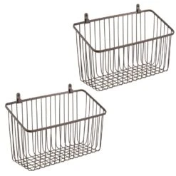 Wire Wall Baskets 5 X 12 X 7 12 Wire Wall Baskets 5 X 12 X 7 -Home storage 1000 Square JPG 05187MDHS.MAIN 3