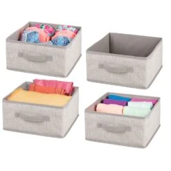 Fabric Storage Bin 10.5 X 10.5 X 5.5 18 Fabric Storage Bin 10.5 X 10.5 X 5.5 -Home storage 1000 Square JPG 05372 Outline