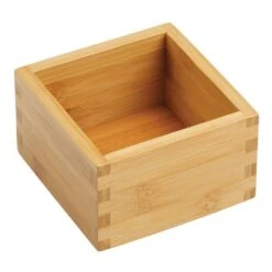 Bamboo Kitchen Drawer Organizer 4 X 4 X 2.5