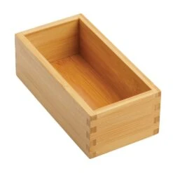 Bamboo Kitchen Drawer Organizer 7 X 3.5 X 2.5 -Home storage 1000 Square JPG 06089MDK.PT06