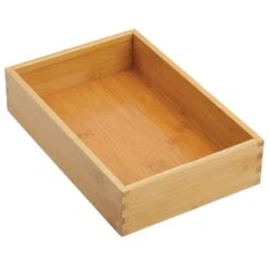 Bamboo Kitchen Drawer Organizer 10 X 6.5 X 2.5