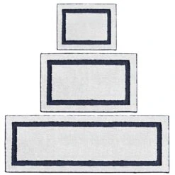 Non-Slip Border Bath Rug Set -Home storage 1000 Square JPG 06264MDBST.MAIN