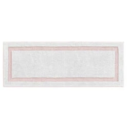 Non-Slip Border Bath Runner