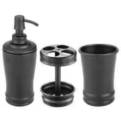 3-Piece Bathroom Accessories Set -Home storage 1000 Square JPG 06568MDBA.MAIN 3