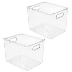 Kitchen Bin With Handles 10 X 8 X 8 -Home storage 1000 Square JPG 06768MDBST.PT02