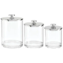Round Vanity Canister Set -Home storage 1000 Square JPG 07224MDBA.MAIN 3