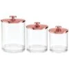 Round Vanity Canister Set