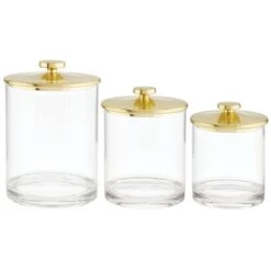 Round Vanity Canister Set -Home storage 1000 Square JPG 07226MDBA.MAIN 3