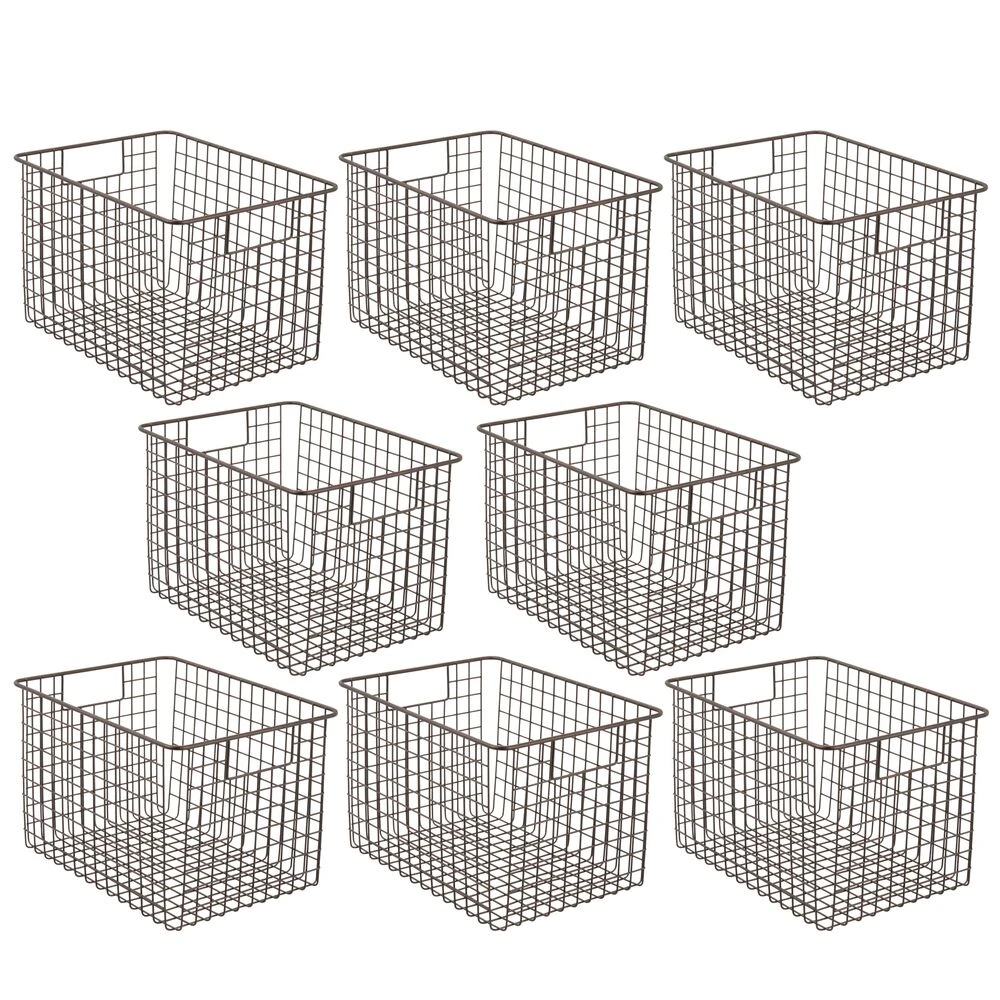 Wire Pantry Basket With Handles 12 X 9 X 8 13 Wire Pantry Basket With Handles 12 X 9 X 8 - Image 13