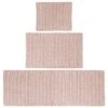 Cotton Braided Bath Mat Set