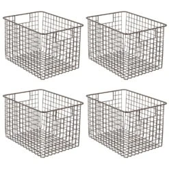 Wire Pantry Basket With Handles 12 X 9 X 8 33 Wire Pantry Basket With Handles 12 X 9 X 8 -Home storage 1000 Square JPG 07527MDCO.MAIN 3