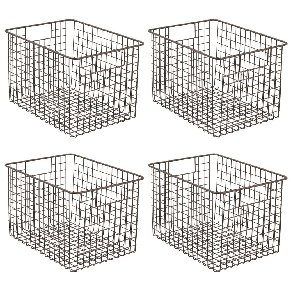 Wire Pantry Basket With Handles 12 X 9 X 8 14 Wire Pantry Basket With Handles 12 X 9 X 8 - Image 14