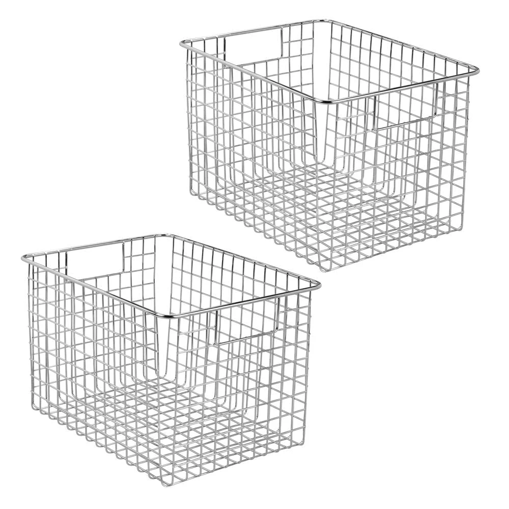 Wire Pantry Basket With Handles 12 X 9 X 8 11 Wire Pantry Basket With Handles 12 X 9 X 8 - Image 11
