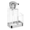 Square Liquid Soap Dispenser + Sponge Caddy