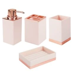 Bathroom Vanity 4-Piece Countertop Accessories