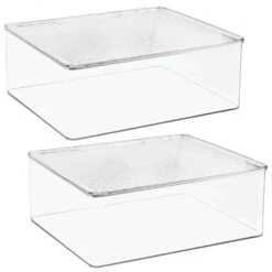 Hinged-Lid Kitchen Storage Box 11 X 13 X 5 15 Hinged-Lid Kitchen Storage Box 11 X 13 X 5 -Home storage 1000 Square JPG 08818MDBST.MAIN 3