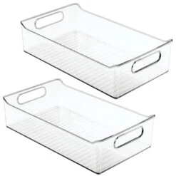 Kitchen Storage Bin With Handles 14 X 8 X 3.5 -Home storage 1000 Square JPG 08885MDCO.MAIN 3