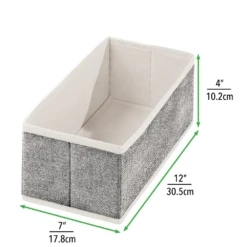 Fabric Drawer Organizers 17 Fabric Drawer Organizers -Home storage 1000 Square JPG 08921MDCO Dimensions